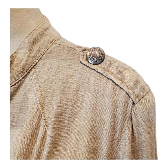 Free People - Tan Utility Jacket - Size Medium - Picture 5 of 9